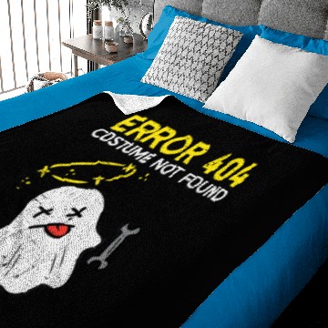 Discover Error 404 Costume Not Found Ghost Funny Halloween Baby Blankets