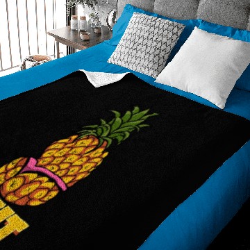 Discover Bikini Pineapple Slut Baby Blankets