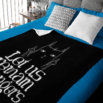 Discover Let Us Remain Strangers Cat Middle Finger Baby Blankets