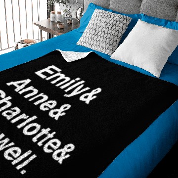 Discover Funny Emily Bronte Charlotte Bronte Bronte Sibling Baby Blankets