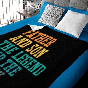 Discover Father And Son The Legend And The Legacy - Baby Blankets