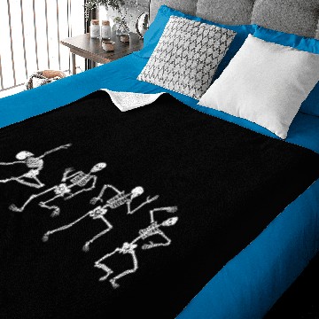 Discover Dancing Skeleton Cool Skull Design Birthday hallow Baby Blankets