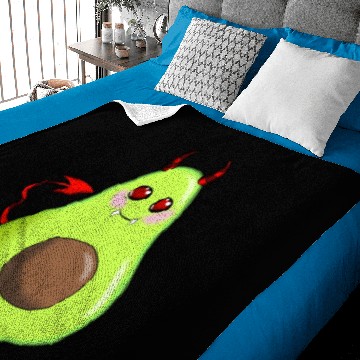 Discover Devil Avocado Baby Blankets