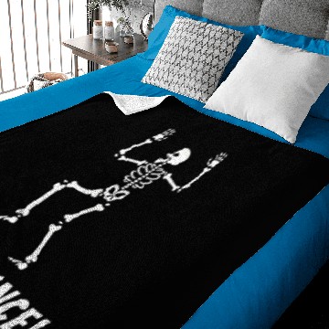 Discover Let's Dance, Happy Dancing Skeleton Baby Blankets