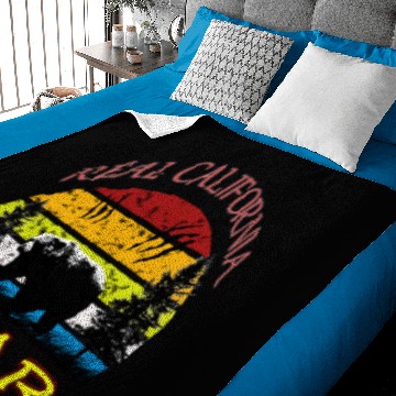 Discover California BEAR Baby Blankets