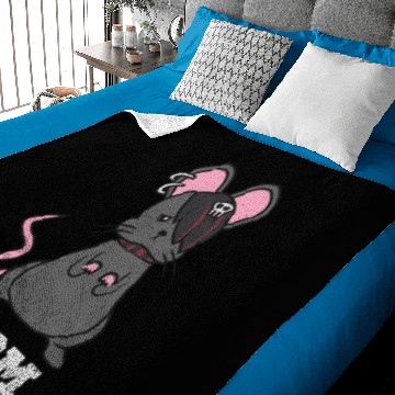 Discover Gothic Rat Mom Baby Blankets
