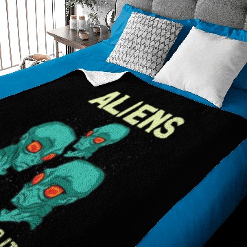 Discover Alien Extraterrestrial Area 51 UFO Space Geek Gift Baby Blankets