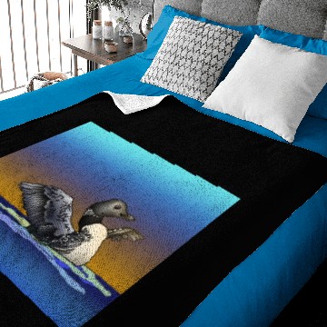 Discover Good Morning Loon Baby Blankets