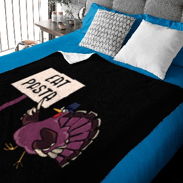 Discover Pasta Eater Thanksgiving Turkey Gobble Holiday Baby Blankets