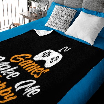 Discover Games Make Me Happy Baby Blankets