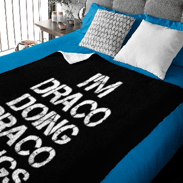 Discover Draco Name Baby Blankets - Doing Draco Things Name Gift