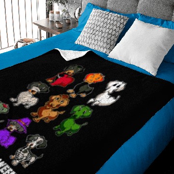 Discover Dachshund Dogs Halloween Happy Halloween Baby Blankets