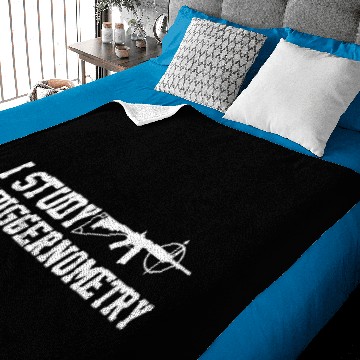 Discover I Study Triggernometry Second Amendment Patriotic Baby Blankets