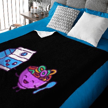 Discover Happy milk and cereal Baby Blankets