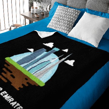 Discover Dubai UAE Baby Blankets