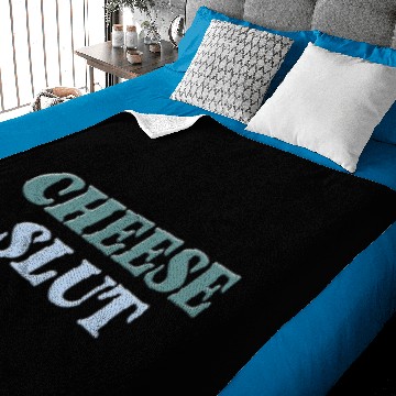 Discover CHEESE SLUT Baby Blankets