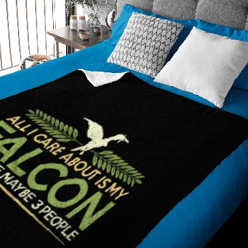 Discover falconry sport Baby Blankets