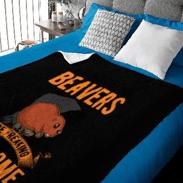 Discover Because Beavers Are Freaking Awesome Beaver Baby Blankets
