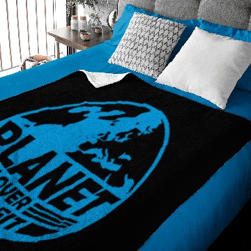 Discover planet over profit quote Baby Blankets