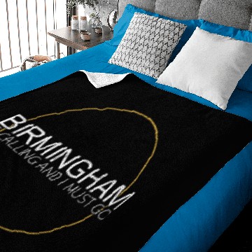 Discover Birmingham saying Baby Blankets