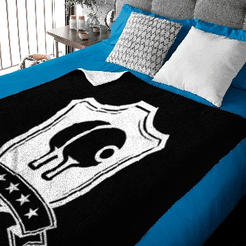 Discover Table tennis ping pong crest Baby Blankets