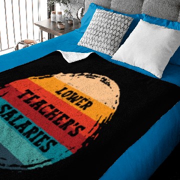 Discover Lower Teacher Salaries Baby Blankets