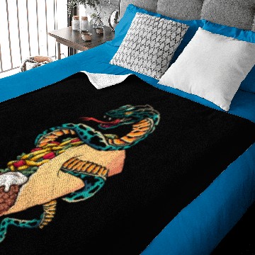 Discover Snake Boa Venom Serpent Reptile Python Taco Eater Baby Blankets