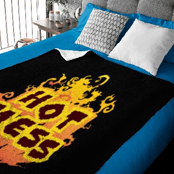 Discover Hot Mess Flames Baby Blankets