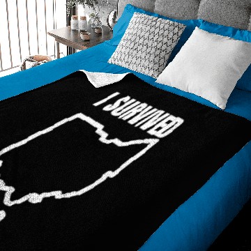 Discover i survived ohio Baby Blankets