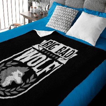 Discover big bad wolf quote Baby Blankets
