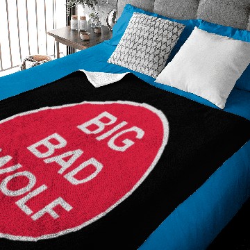 Discover big bad wolf quote Baby Blankets