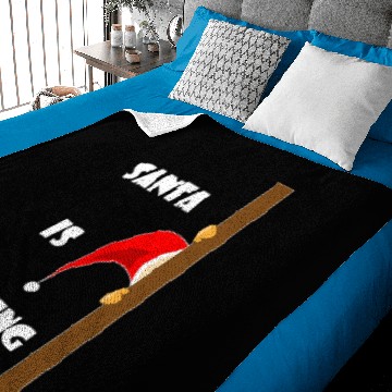 Discover Santa is coming Baby Blankets