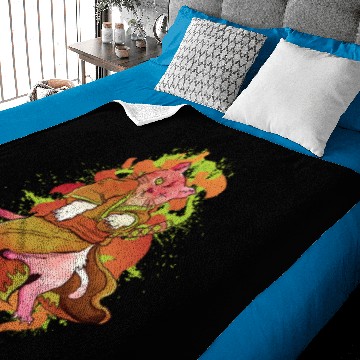 Discover Japanese Samurai Cat Baby Blankets