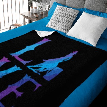 Discover Love Barrel Racing Baby Blankets