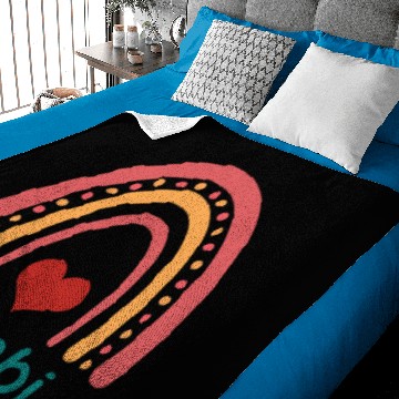 Discover Bambi Vintage Boho Rainbow Baby Blankets