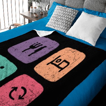 Discover Eat Sleep Snowboarding Repeat Square Vintage Baby Blankets