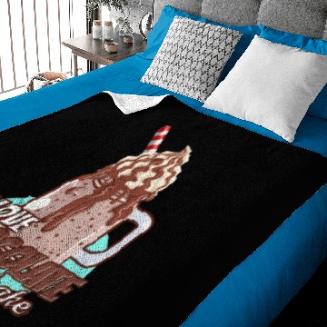 Discover I Love Chocolate Milkshake Baby Blankets