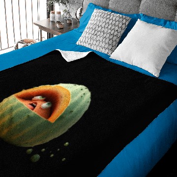 Discover funny melon Baby Blankets