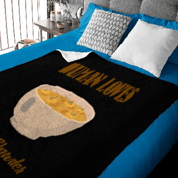 Discover Human loves Clam Chowder Baby Blankets