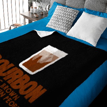 Discover Bourbon, Magic Brown Water For Fun People 4 Baby Blankets