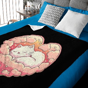 Discover Fun, Kitten Valentines Gift For Him, Unique Baby Blankets