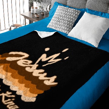 Discover Jesus is King Baby Blankets