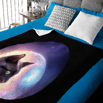 Discover Astro Kitty Baby Blankets