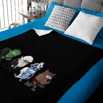 Discover Monster Mash-Up Baby Blankets