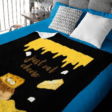 Discover Just eat cheese Baby Blankets