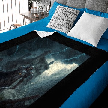 Discover Death Knight in Thunderstorm Baby Blankets