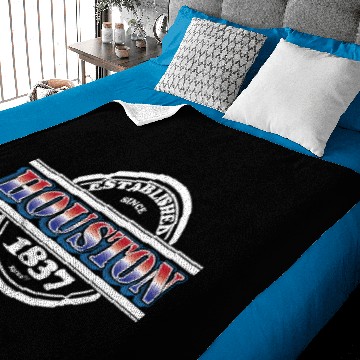 Discover Established Houston 1837 Baby Blankets