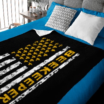 Discover Beekeeper Funny Bee Hive Honey Lover Baby Blankets