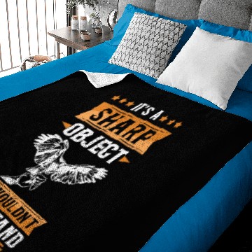 Discover Falcon A Sharp Object Falconry Falconer Baby Blankets