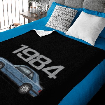 Discover 1984 02 Dark Academy Blue Glow Baby Blankets